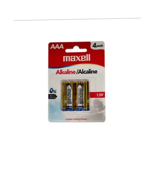 PILHA AAA LR03 PK/4 MAXELL ALKALINE