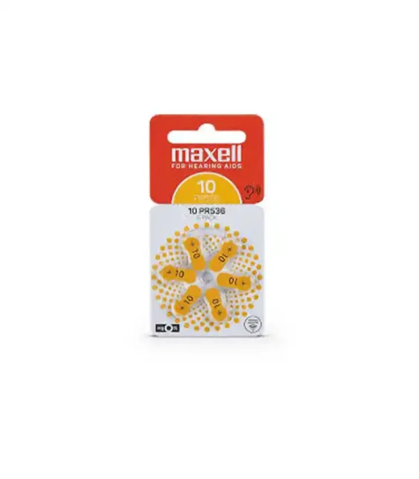 PILHA MOEDA MAXELL PR536WA 10 6UN 1,45V