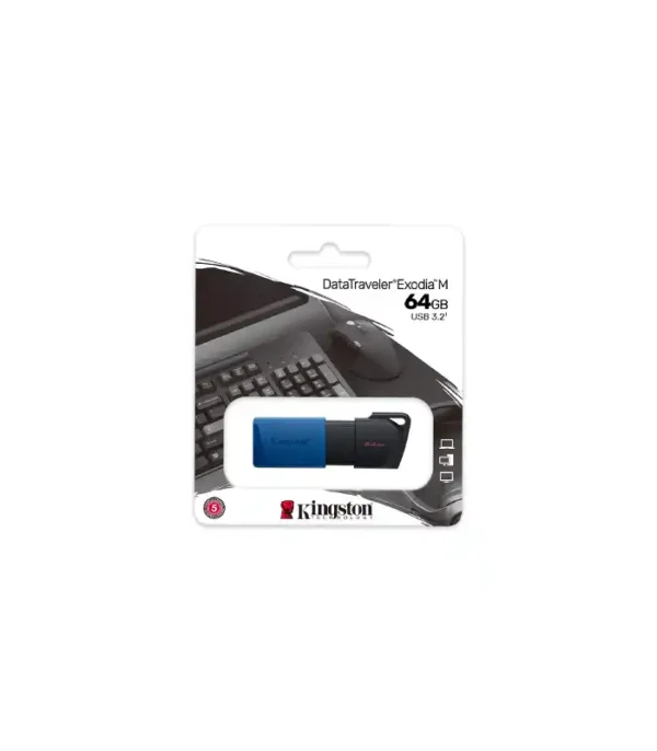 PEN DRIVE 64GB KINGSTON DATA TRAVELER EXODIA M USB 3.2