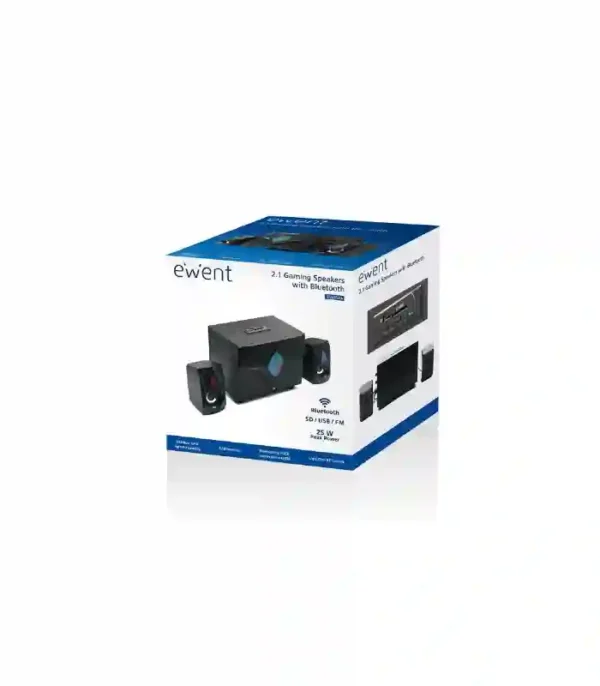 COLUNAS EWENT RGB GAMING 2.1 11W USB