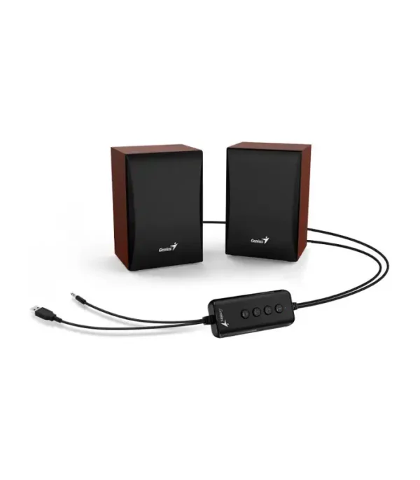 COLUNAS GENIUS SP-HF380BT USB BT 5.0 MADEIRA