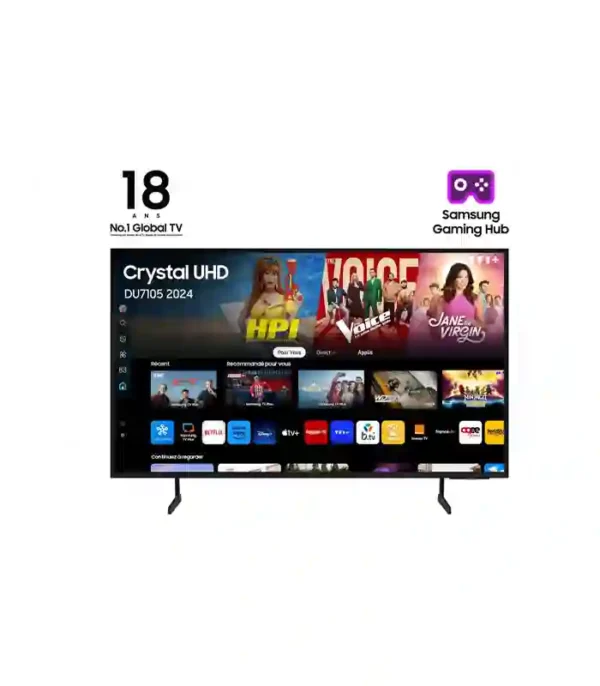 TV 65' LED SAMSUNG DU7105 UHD 4K SMART TV
